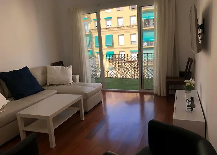 Malagueta 1 Linea Playa Centro 아파트 말라가